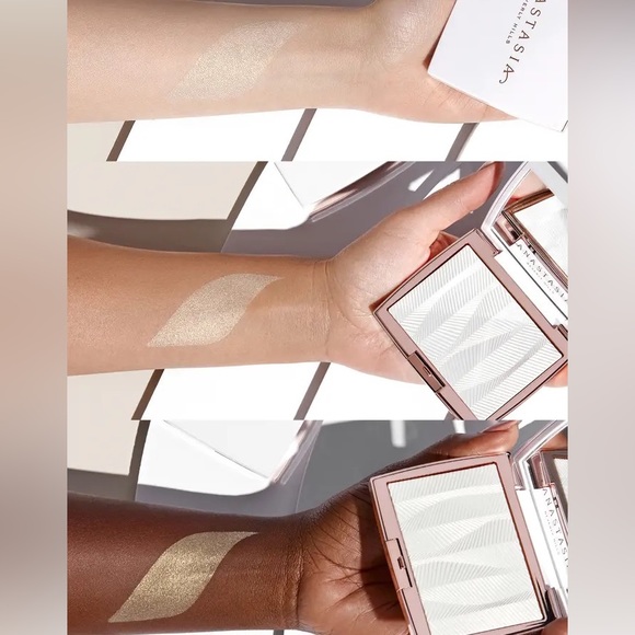 Anastasia Beverly Hills white iced out highlighter face makeup compact - Picture 5 of 10